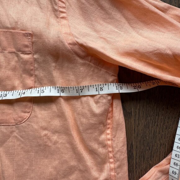 Club Monaco Men's Linen Button Down Shirt - Slim Fit - Small - Picture 3 of 5